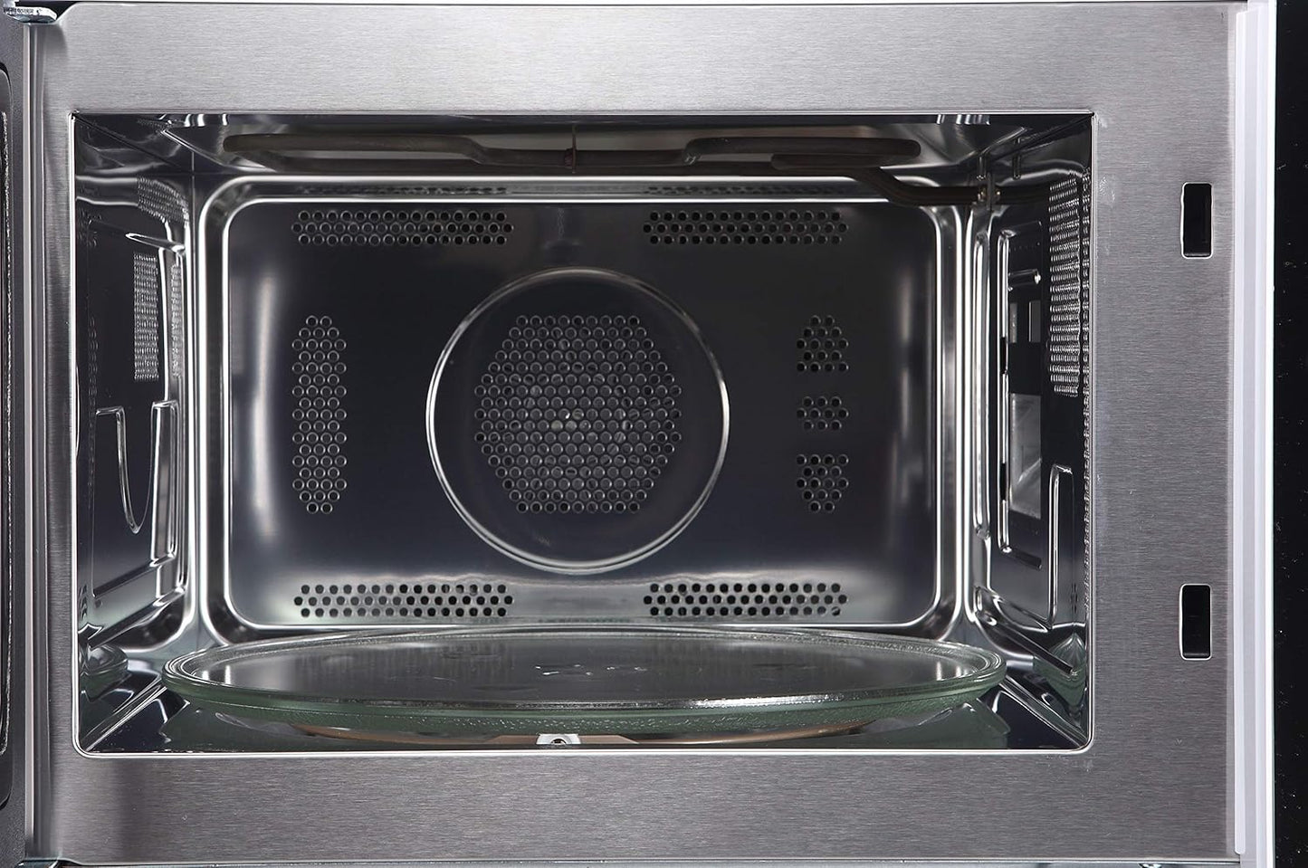 Micro-Ondes Posable- GE2626S - 900W - Gril Quartz 1000W - Autoprogramme 8 Positions - 3 Mémoires - Speed Defrost -PT 32Cm - Silver