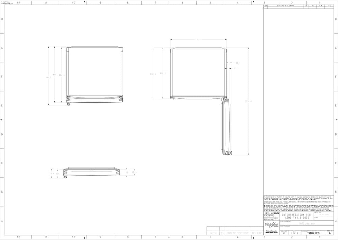 Réfrigérateur 2 Portes 70Cm 423L Nofrost - WT70I832X