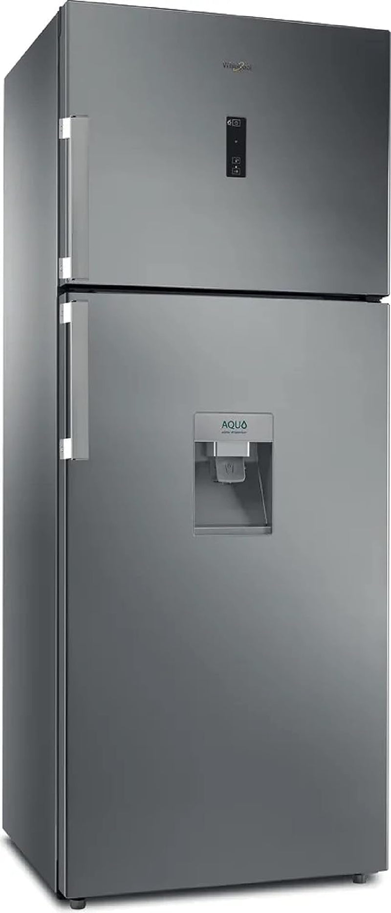 Whirlpool WT70E 831 X AQUA - Réfrigérateur Double Porte Sans Gel Inox 419 Litres Classe F