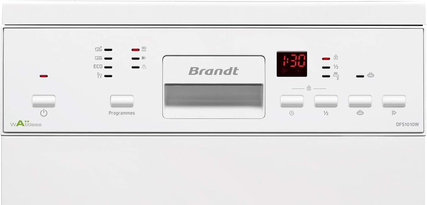 Lave-Vaisselle Pose Libre DFS1010W - 10 Couverts - L45Cm - 47 Db - Blanc