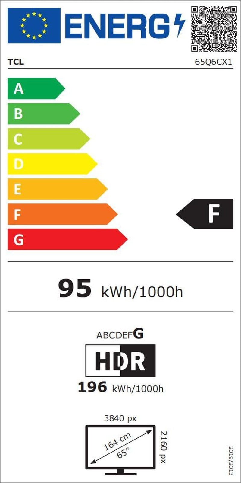 TCL 65Q6C Qd-Mini LED TV, 4K HDR Premium 1000Nits, Smart TV Alimenté Par Google (Dolby Vision IQ Et Atmos, Système Audio Onkyo 2.1, Motion Clarity Pro 144Hz, Game Master, Contrôle Vocal Mains Libres)