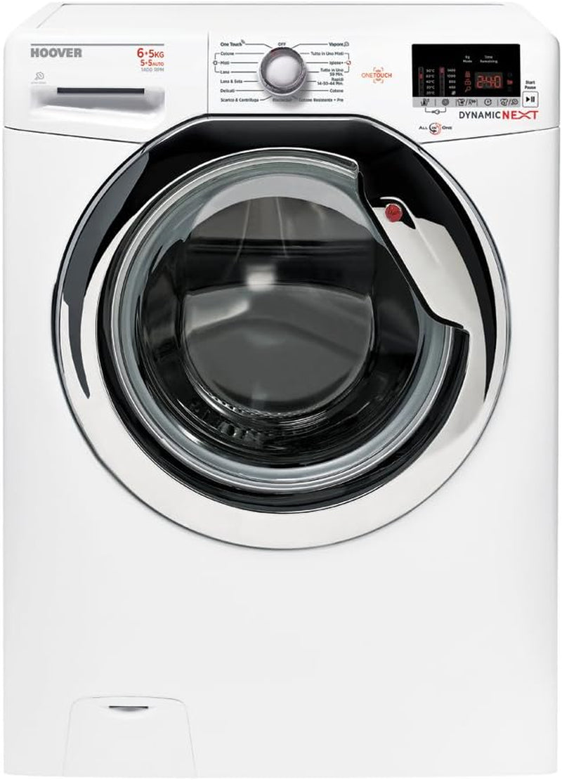 WDXOC4 465AC/2-01 Autonome Charge Avant B Blanc - Machines À Laver Avec Sèche Linge (Charge Avant, Autonome, Blanc, Gauche, Rotatif, Toucher, Acier Inoxydable)
