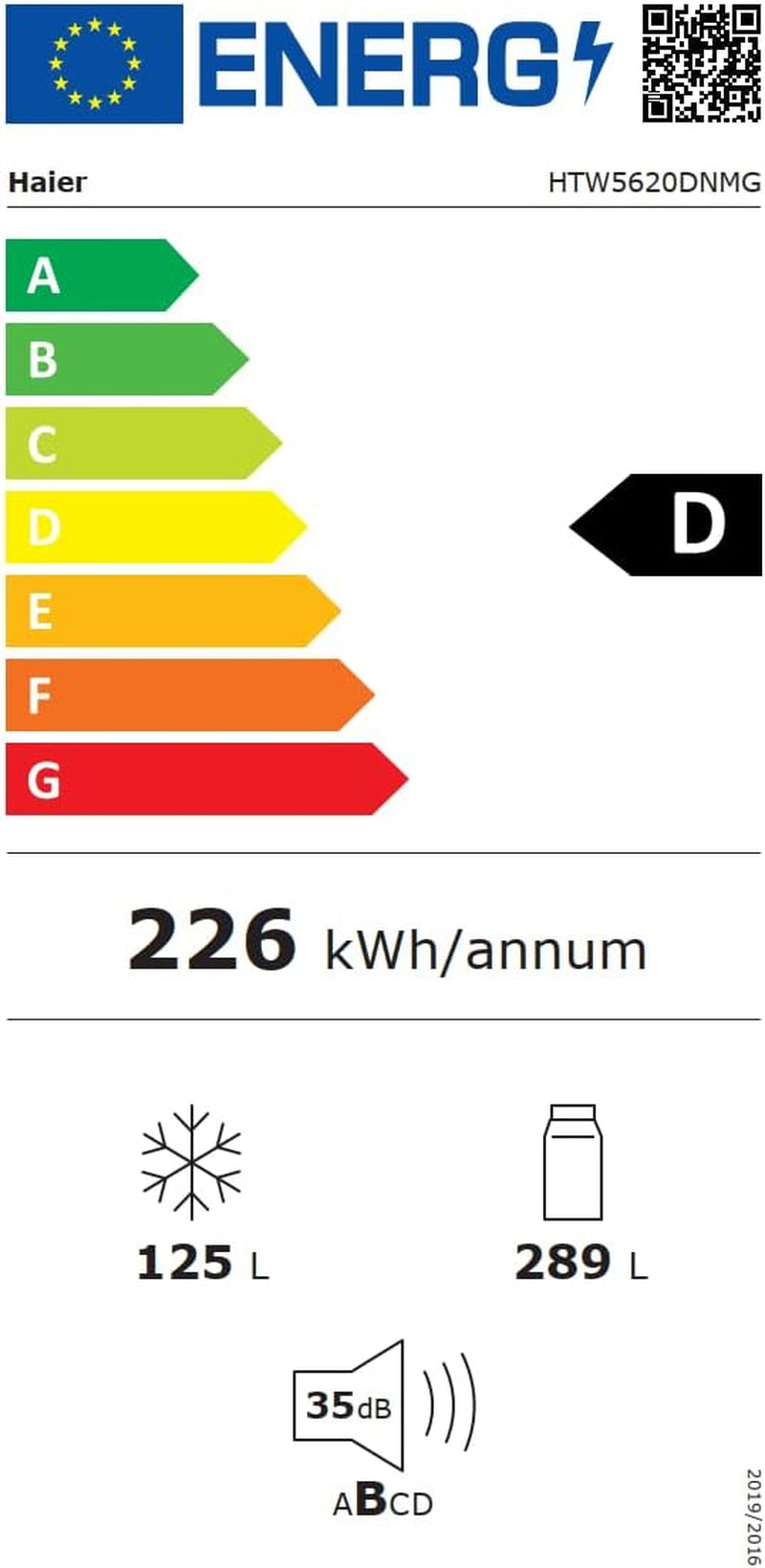 Réfrigérateur Congélateur Bas HTW5620DNMG