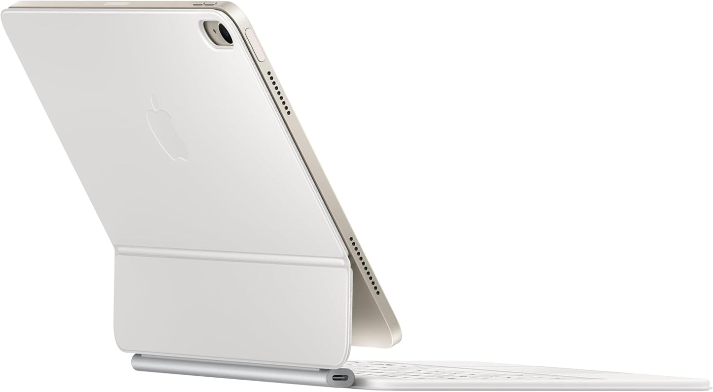 Étui Magic Keyboard Pour Ipad Air 11 Pouces (M3), Confort De Frappe Exceptionnel, Trackpad Intégré, Français - Blanc