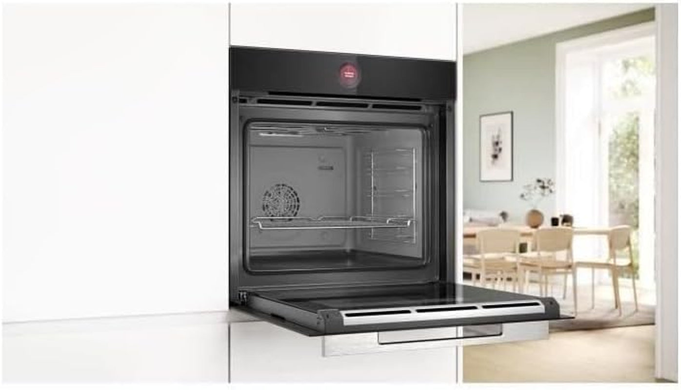Bosch HBG7541B1 Série 8 - Four, Encastrable, Cooking Assistant | Noir, Home Connect, Hotair 3D, Ecoclean, Hotair Gentle