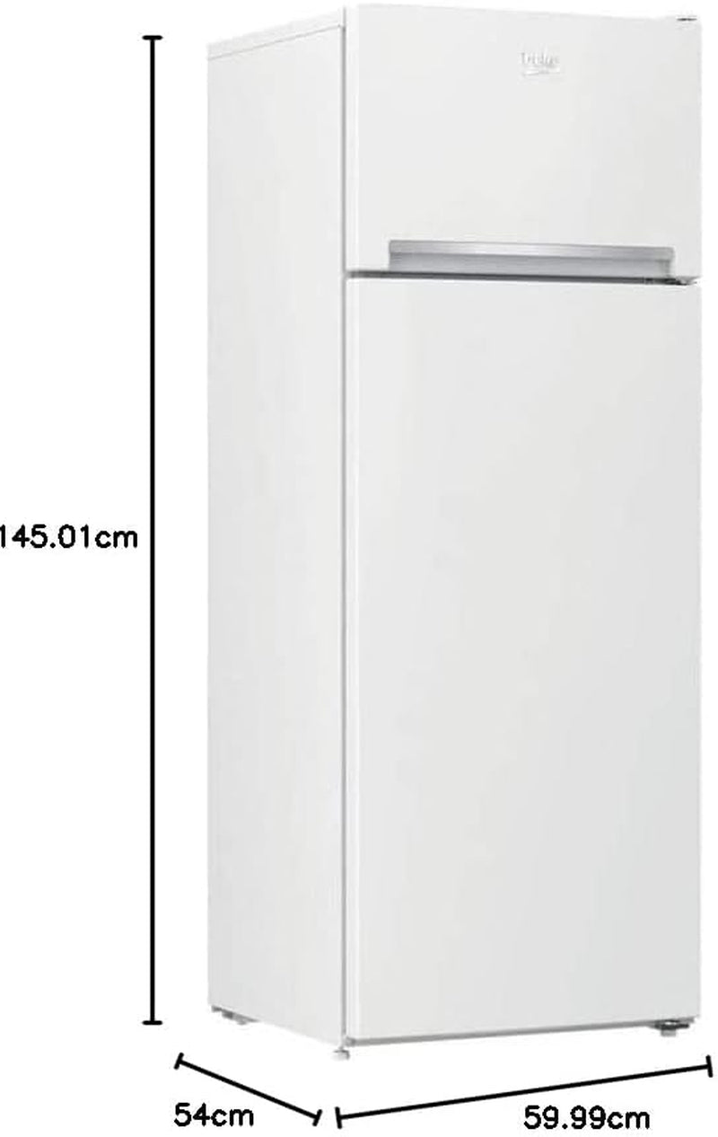 Beko RDSA240K10W Réfrigérateur-Congélateur Autonome Blanc 223 L A+ - Réfrigérateurs-Congélateurs (223 L, SN-ST, 40 Db, 4 Kg/24H, A+, Blanc)