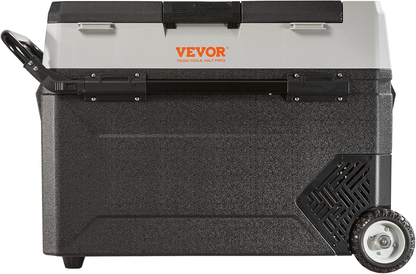 Glacière Électrique Portable De 38 L Réfrigérateur De Voiture Portable 12/24 V CC 100-240 V CA Frigo Voiture Double Zone 0,708 Kw.H -20 °C À 10 °C Réglable Congélateur Pour Camion Bateau Camping