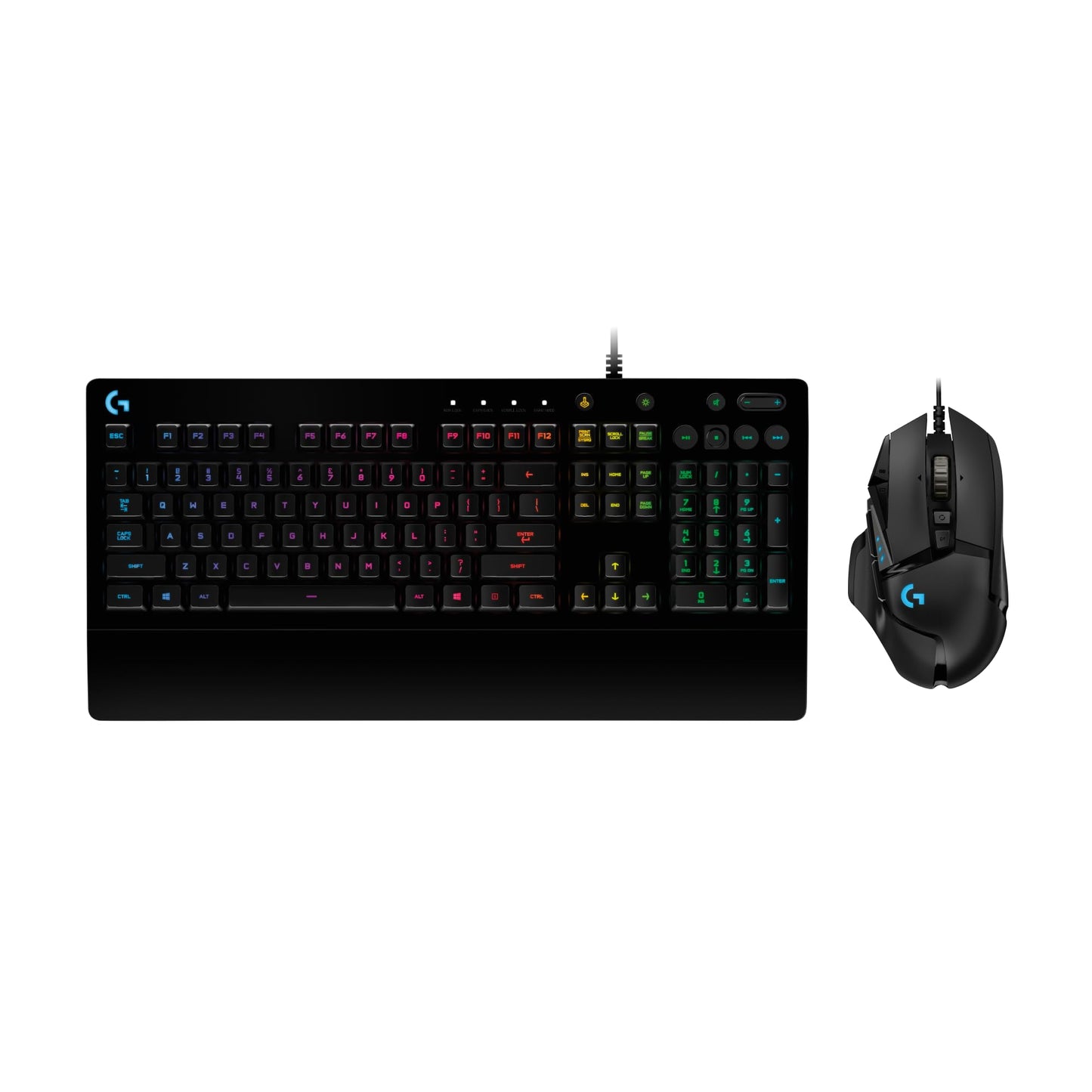 Logitech G G502 HERO High Performance Wired Gaming Mouse | HERO 25K Gaming Sensor, 25600 DPI, RGB, Adjustable Weight, 11 Programmable Buttons, Built-in Memory, PC/Mac - Black