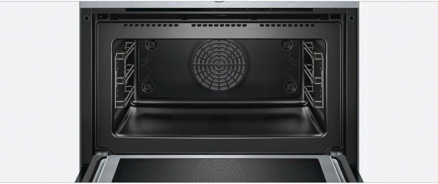 Cmg676Bs1 Série 8 Verre Spécial Four Et/Mini Four/45 L/De Porte Intérieure Pour Micro-Ondes/Acier Inoxydable