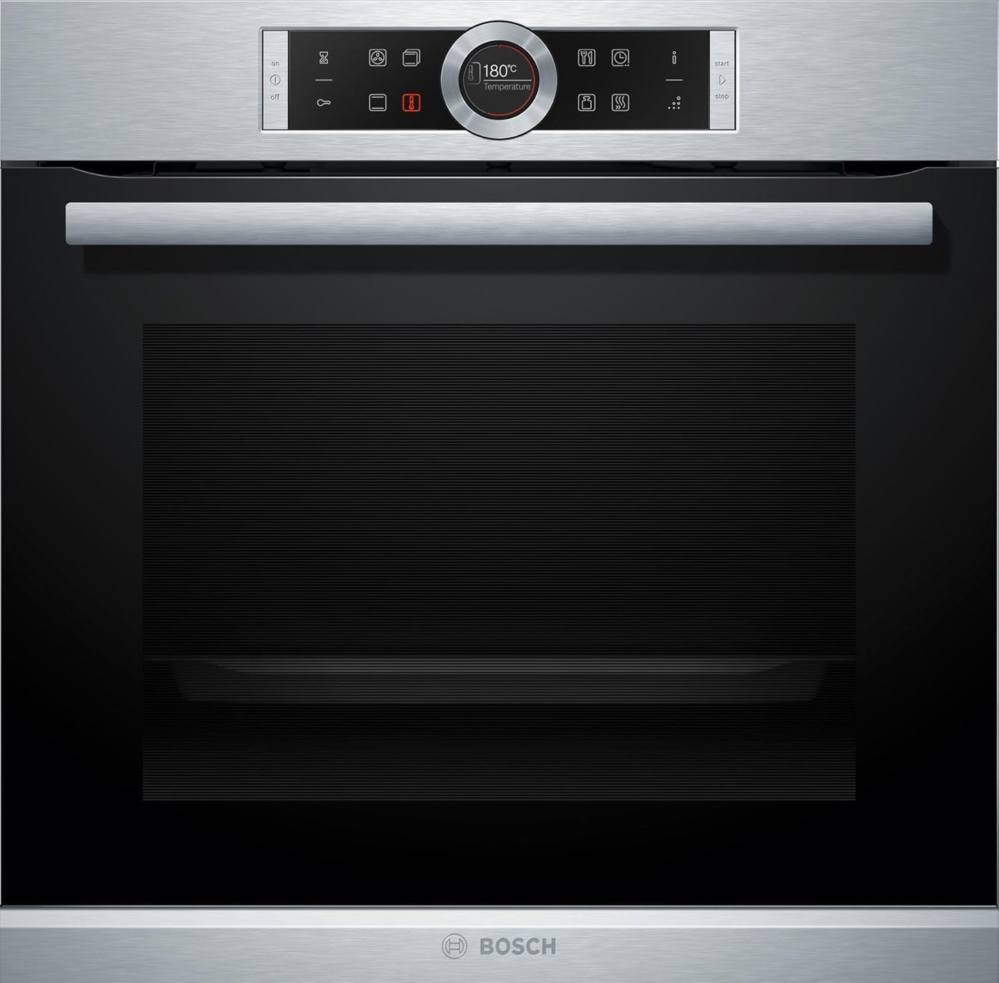 HBG655BS1 Four - Fours (Intégré, A, Noir, Acier Inoxydable, Toucher, 30-300°C, Électronique)