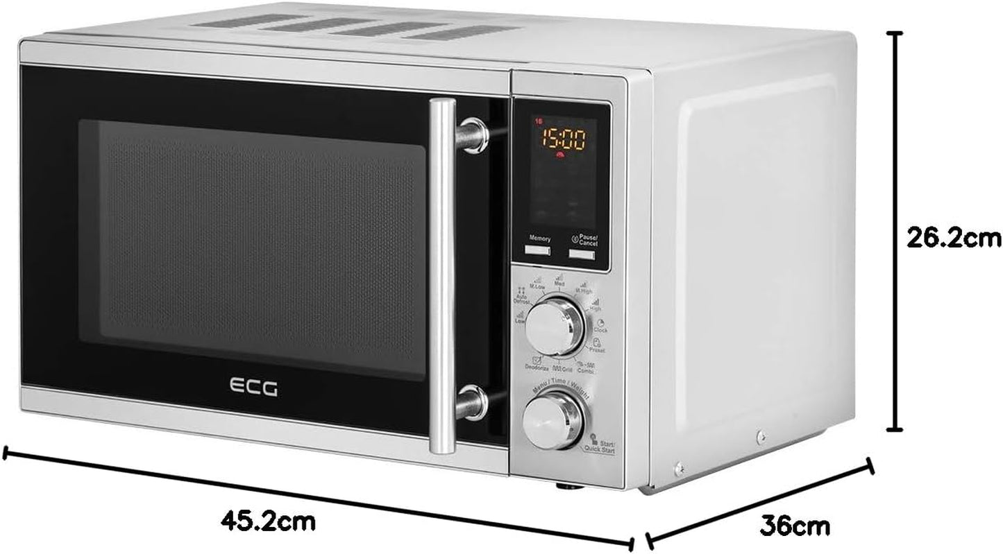 ECG Micro-Ondes 700 W MTD 2072 GSE Argenté