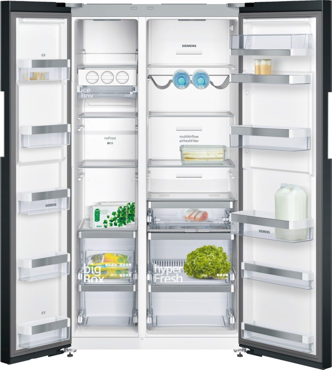Ka92Nlb35 De Side by Side/A + +/175,6 Cm Hauteur/385 Kwh/An/202 L Partie Congélateur/Touch Control De 7 Segment Electronic Confortable Capteur