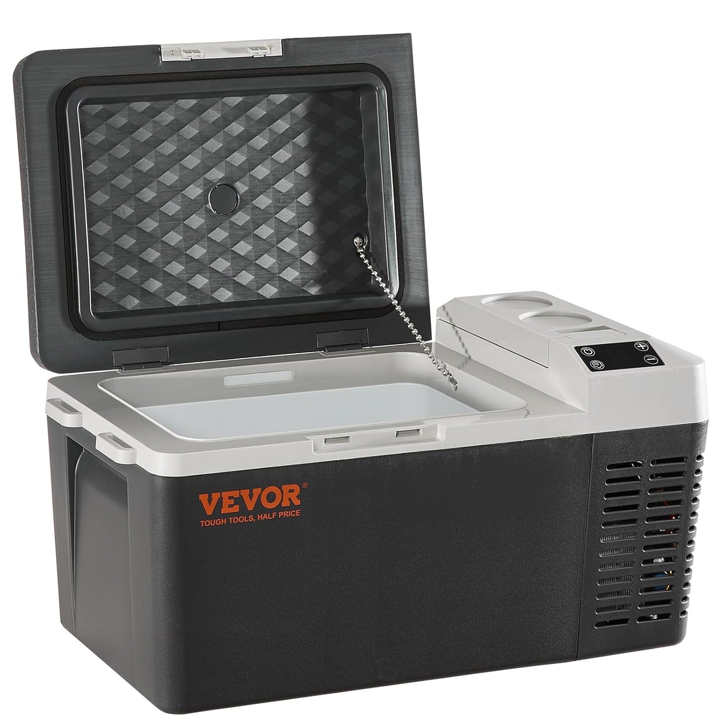 Glacière Électrique Portable De 20 L Réfrigérateur De Voiture Portable 12/24 V CC 100-240 V CA Frigo Voiture À Une Zone 0,6 Kw.H -20 °C À 10 °C Réglable Congélateur Pour Camion Bateau Camping