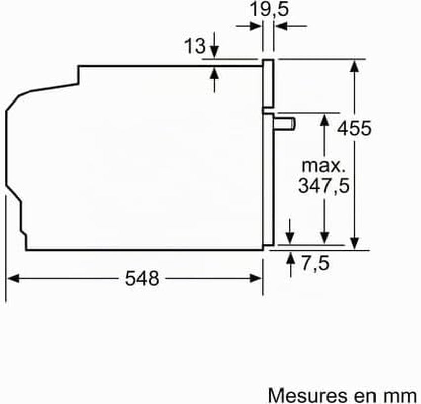 SIEMENS Four Encastrable Pyrolyse CM776G1B1, IQ700, Combiné Compact