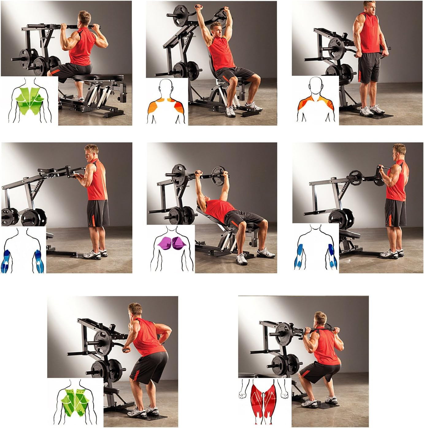 PM4400 Pro Banc De Musculation Noir