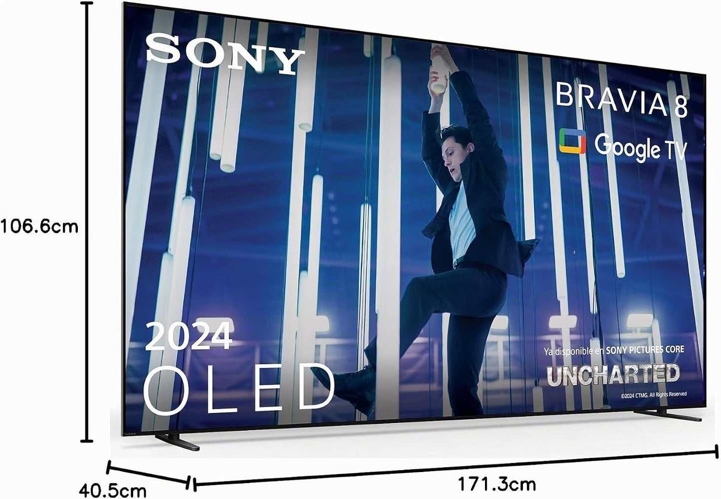 Sony K-77XR80 195,6 Cm (77") 4K Ultra HD Smart TV Wifi Noir