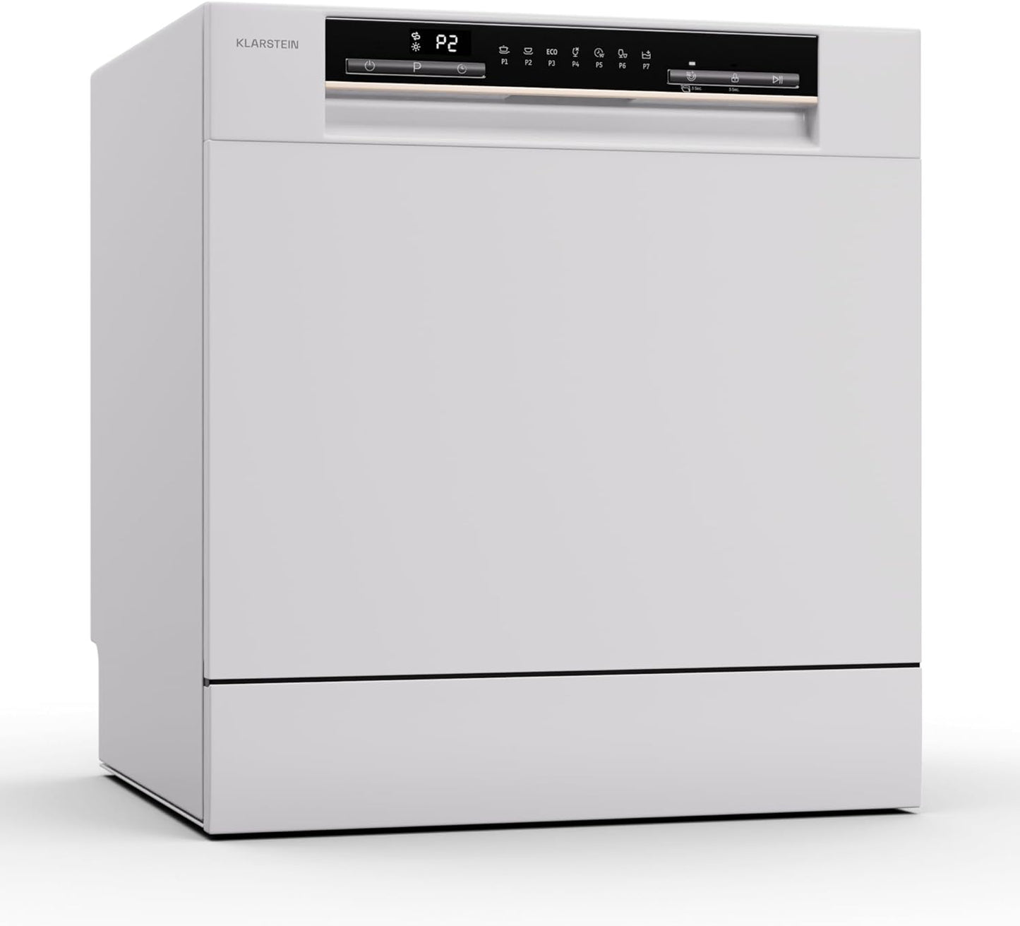 Mini Lave Vaisselle De 8 Couvert, Lave-Vaisselles Silencieux, 6 Programmes De Lavage, Petit Lave-Vaisselle De Table Compact, Lave Vaisselle Portable, Facile À Installer Pour Maison, Bureau