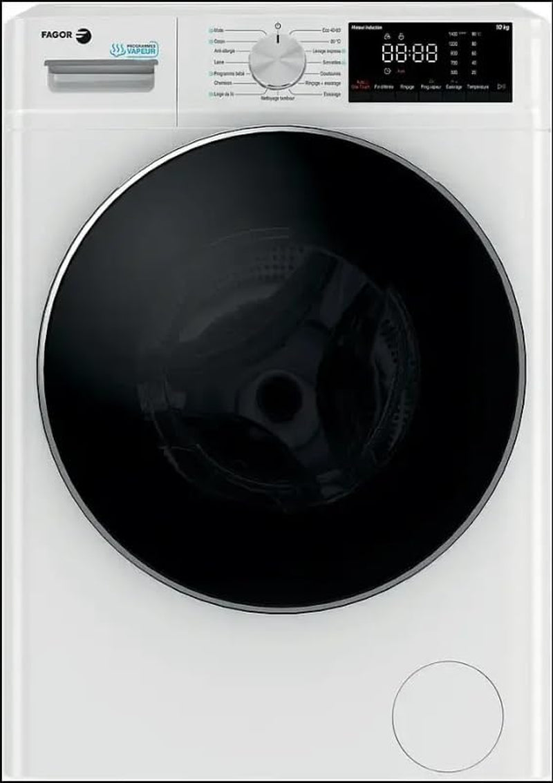 LAVE-LINGE FRONTAL 10KG 1400T CLASSE B BLANC