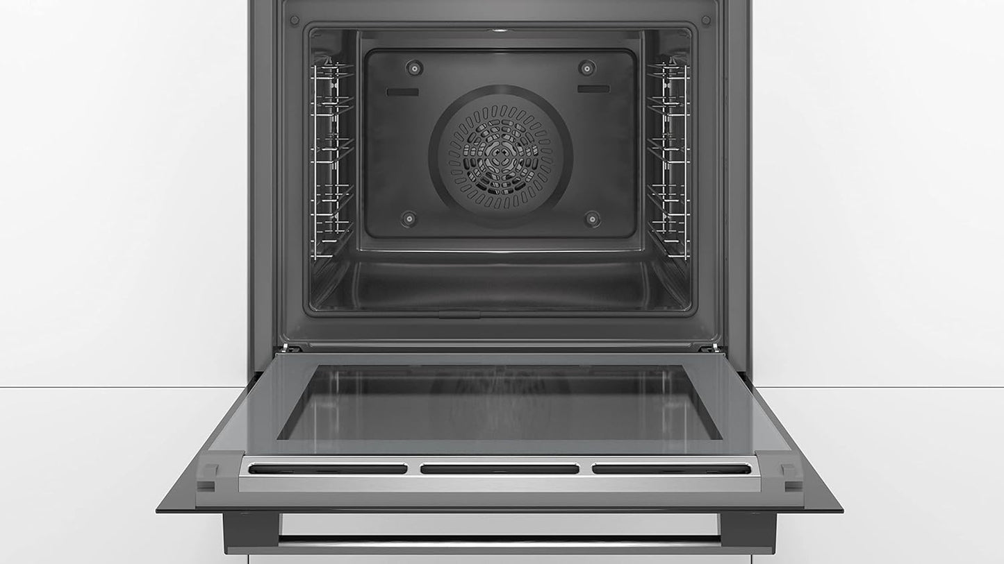 SMV6ECX93E - Série 6 - Lave-Vaisselle Tout Encastrable - Home Connect - 13 Couverts & Four Encastrable Série 4-60 X 60 Cm - HBA573BA0 - Four Multi-Fonctions Avec Pyrolyse - 3600 W