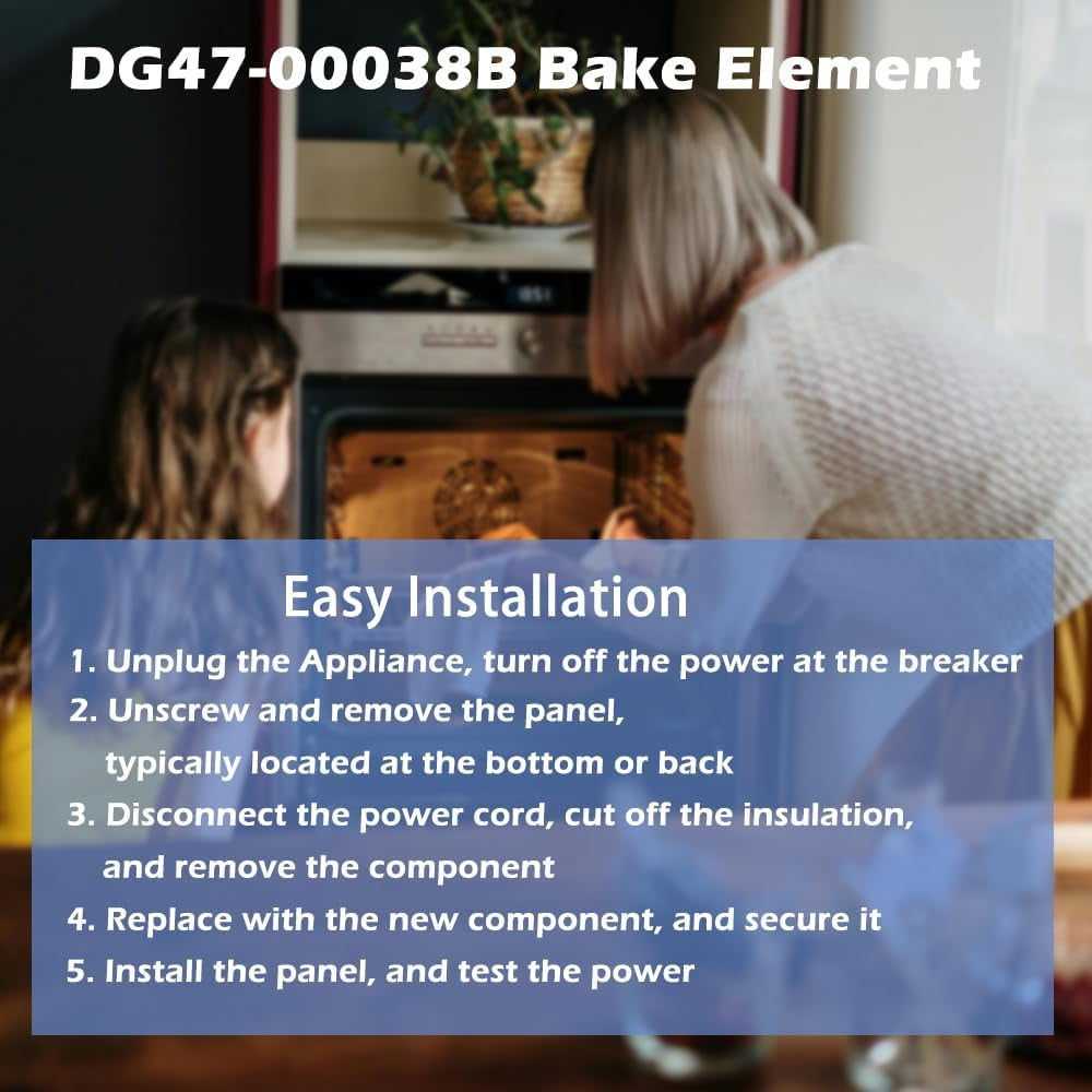 Élément De Cuisson DG47-00038B, Compatible Avec Cuisinière/Four Samsung, Remplace Pièce PD00025540, DG47-00038A, 3015238, AP5623199, EAP4240837, PS4240837