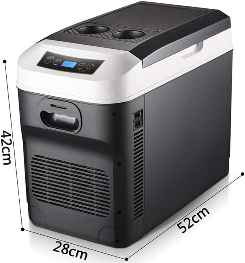 XXRUG Mini Voiture Réfrigérateur, 28 Litres Dual-Core De Réfrigération Mini Portable Compresseur Réfrigérateur Congélateur Chambre Température Minimale, Caravane, Bureau
