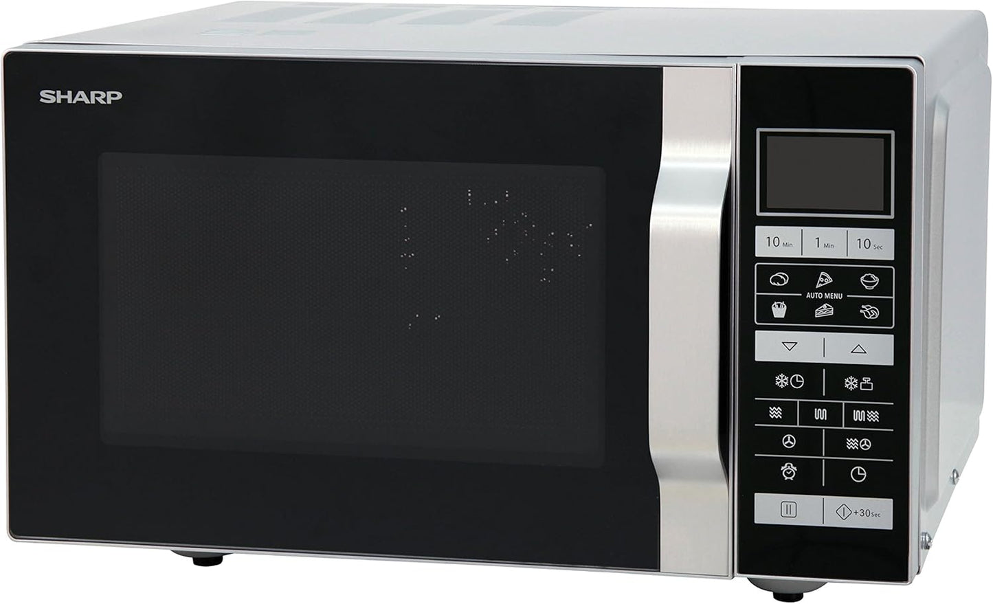 R-860S Micro-Ondes Combiné 25 Litres À Plateau Fixe - Argent