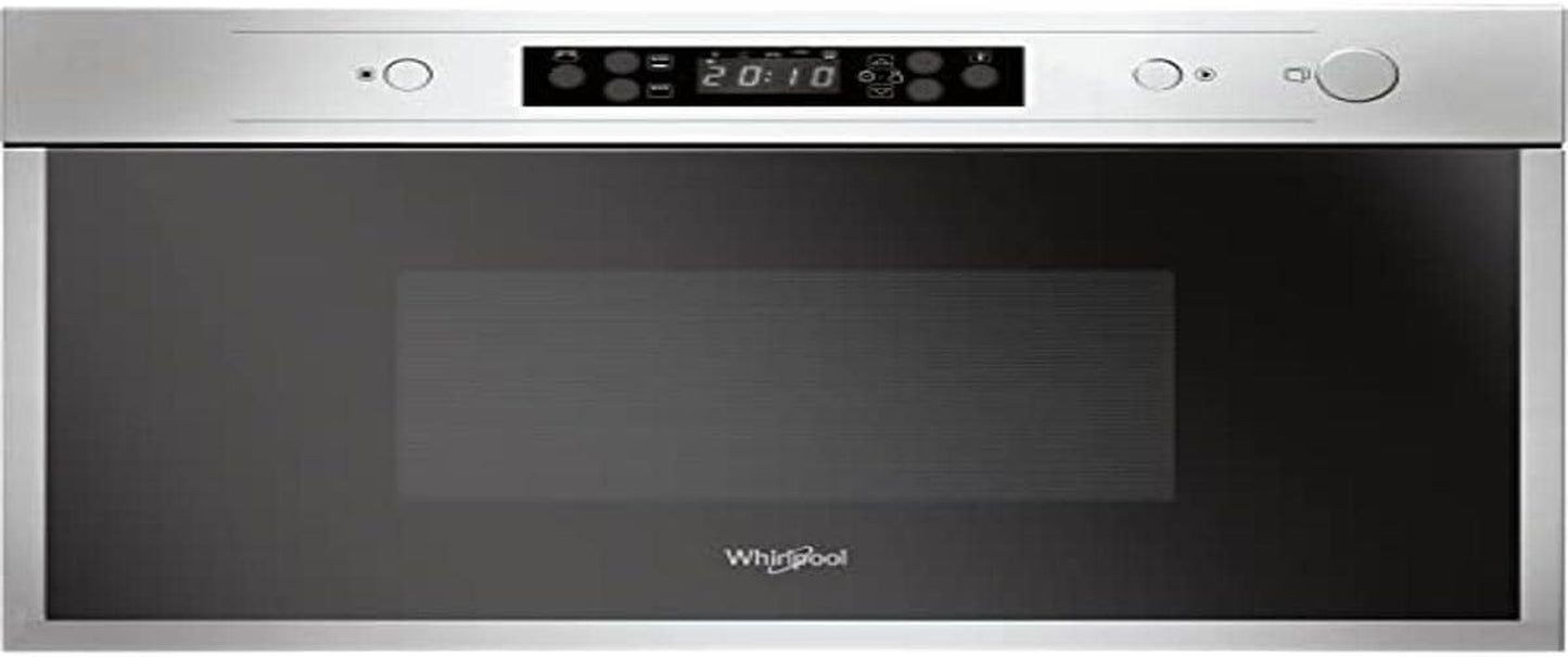 Whirlpool AMW 442/IX Intégré 22L 750W Acier Inoxydable Micro-Onde - Micro-Ondes (Intégré, 22 L, 750 W, Acier Inoxydable, 700 W, 25 Cm)