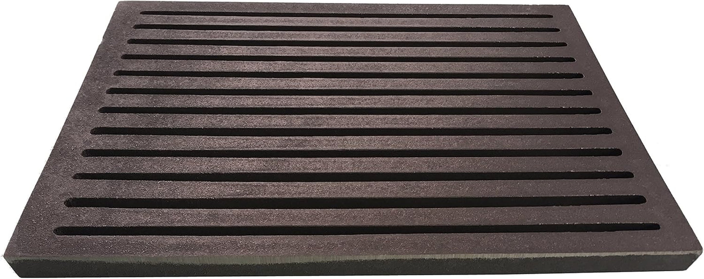 Tableau Four Grille Grille D'Angle Plaques Rouille Rouille 24 X 32 Cm