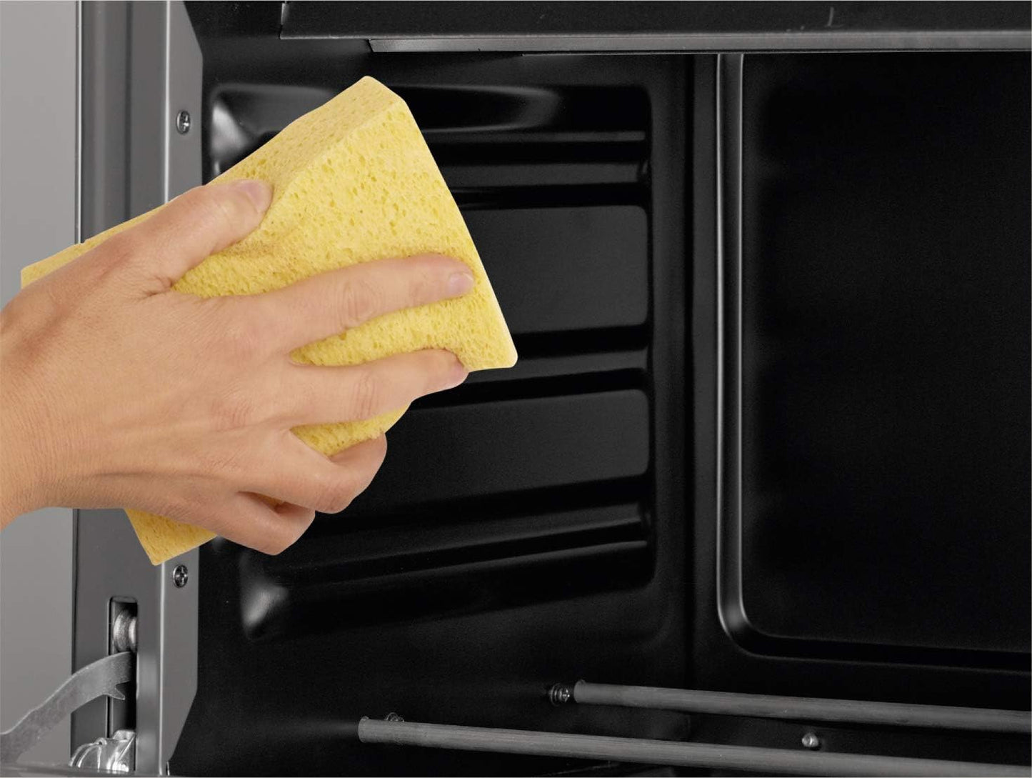 FC215MB - Mini Four - 21L - Multifonction - 5 Positions De Cuisson - Porte Double Vitre - Cavité Anti-Adhésive - Accessoires : Lèchefrites, Grille, Pince Pour Récupérer Les Plats - 1380W - Noir
