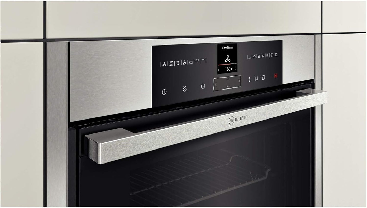 Neff B45VR22N0 71 L 3600 W A+ Noir, Acier Inoxydable