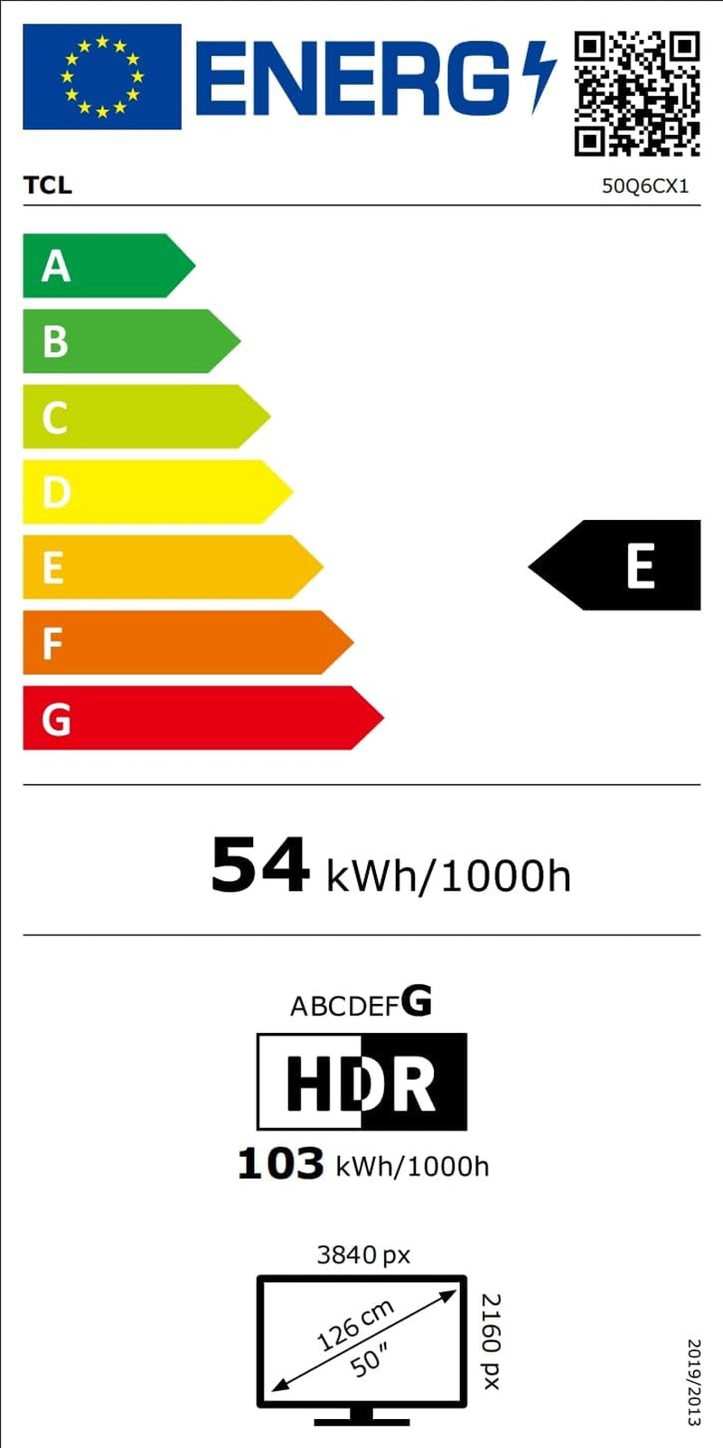 TCL 50Q6C Qd-Mini LED TV, 4K HDR Premium 1000Nits, Smart TV Alimenté Par Google (Dolby Vision IQ Et Atmos, Système Audio Onkyo 2.1, Motion Clarity Pro 144Hz, Game Master, Contrôle Vocal Mains Libres)