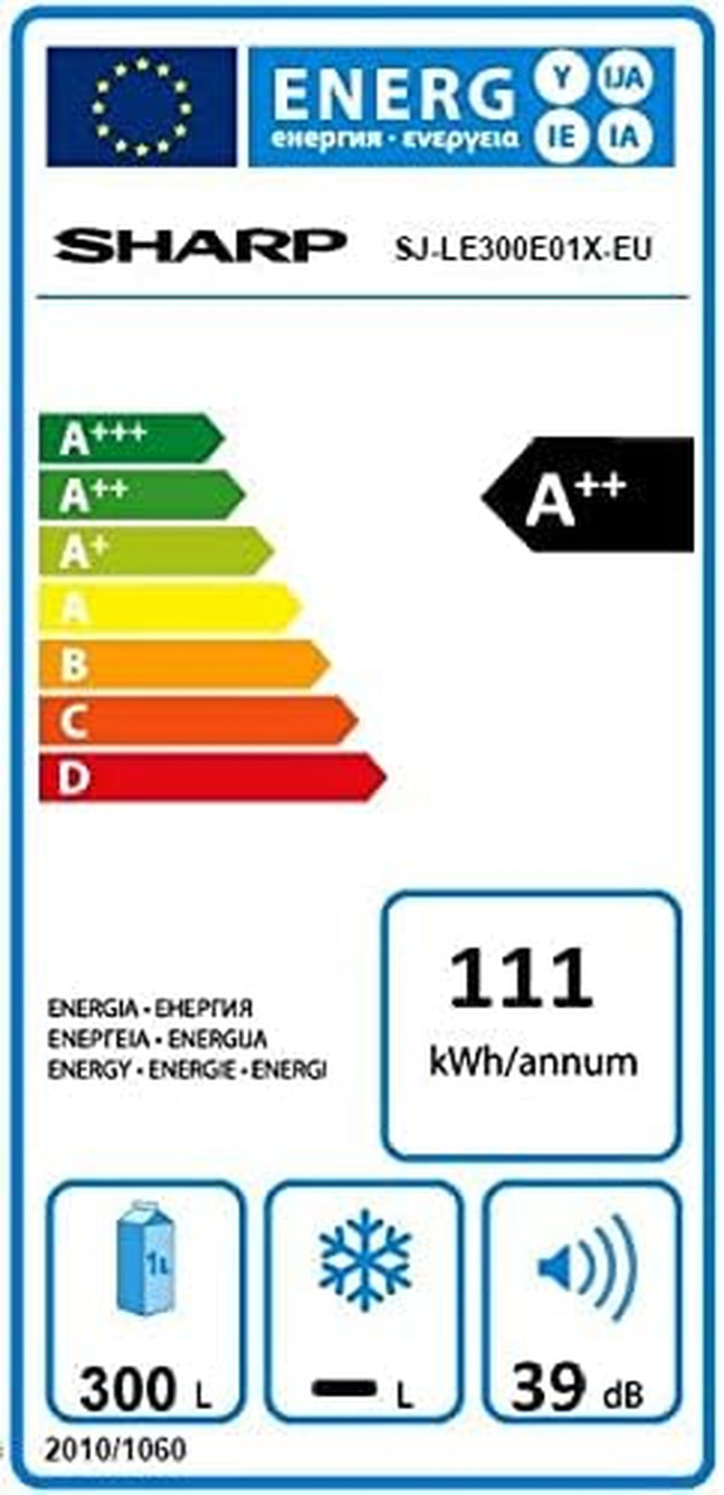 Réfrigérateur Encastrable 1 Porte SJ-LE300E01X