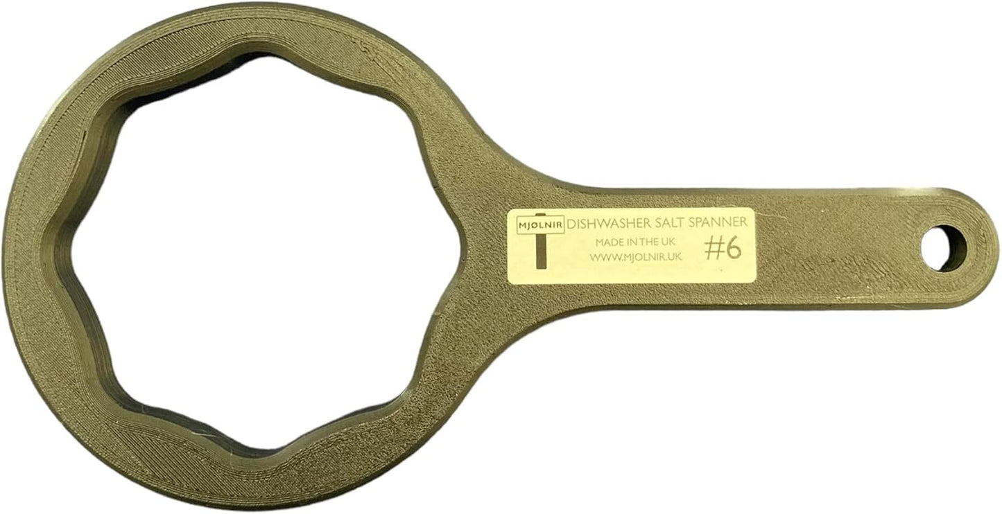 Clé À Bouchon De Sel Pour Lave-Vaisselle #6 (Pour Machines SMEG) Pour Un Retrait Facile Des Bouchons De Remplissage De Compartiment À Sel Coincés Du Lave-Vaisselle.