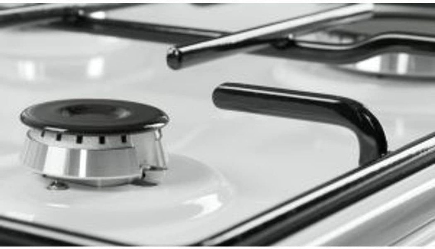 De Longhi Cuisine SGW-854N À Gaz 4 Feux Et Four À Gaz Couleur Blanche