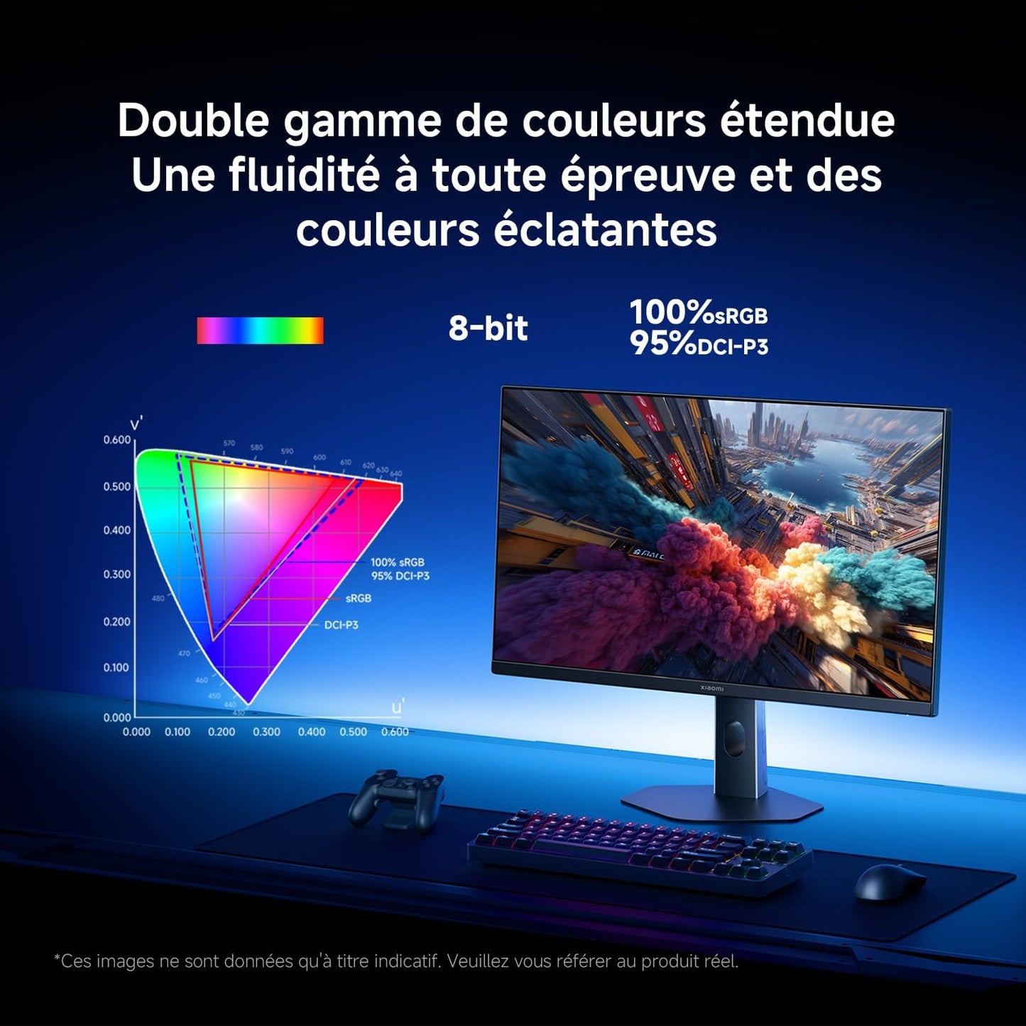 27 Pouces Gaming Moniteur, 200Hz1Ms Gtg,Freesync Premium P27FDA-RGGL | HDR 400, Fast IPS, 100% Srgb, 95% DCI-P3, ΔE < 2, Certification TÜV Faible Lumière Bleue (HDMI 2.0/DP 1.4)