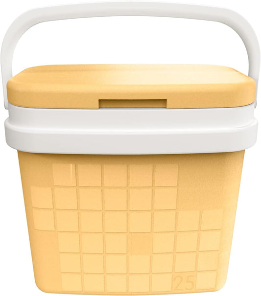 - Réfrigérateur Portable Avec Poignée Rigide - Porte-Nourriture Pour Camping, Plage, Camping - Réfrigérateur Couleur Pastel - Capacité 25 L