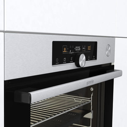 738599 Optibake Advanced BSA 6747 A04X Four Encastrable / 77 L/Air Chaud/Autobake/Commande Tactile/Thermomètre De Cuisson/Gentleclose & Open/Steam Assist/Step Bake/Pizzamode