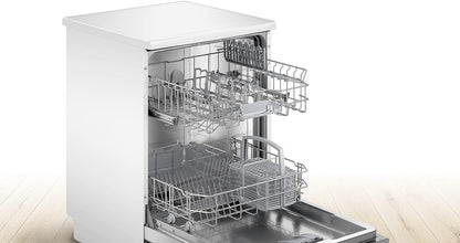 SMS2ITW12E - Série 2, Lave-Vaisselle Pose Libre - 60Cm - Home Connect - 12 Couverts - Moteur Ecosilence - Blanc