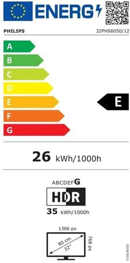 PHILIPS TV LED Hdtv1080P - 32PHS6050