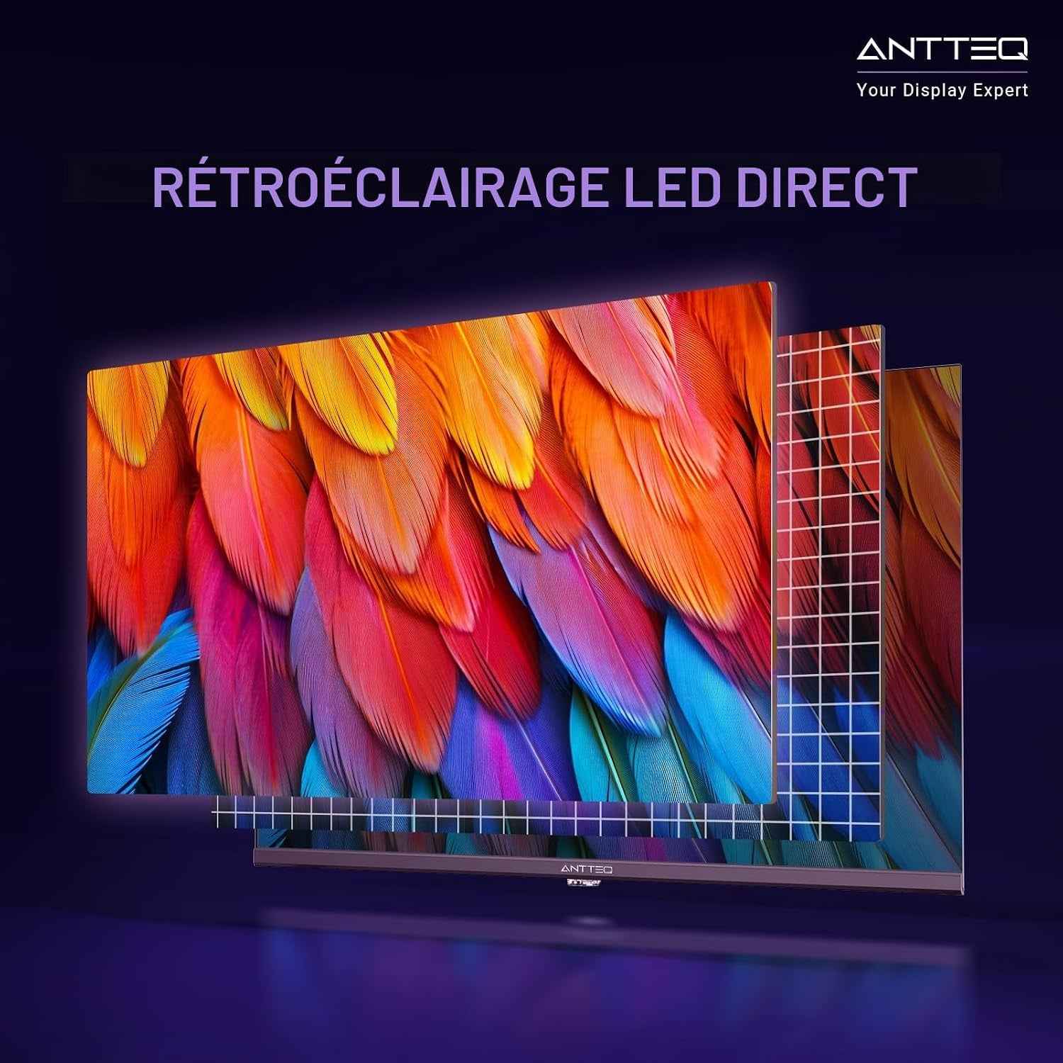 V32-AH3Q1D-BT Smart TV 32 Pouces Bluetooth (Television 80Cm,Vidaa OS Télévision Avec Appli Mobile,App Store,Share to Tv,Netflix/Dazn/Wifi,Hdmi,2026