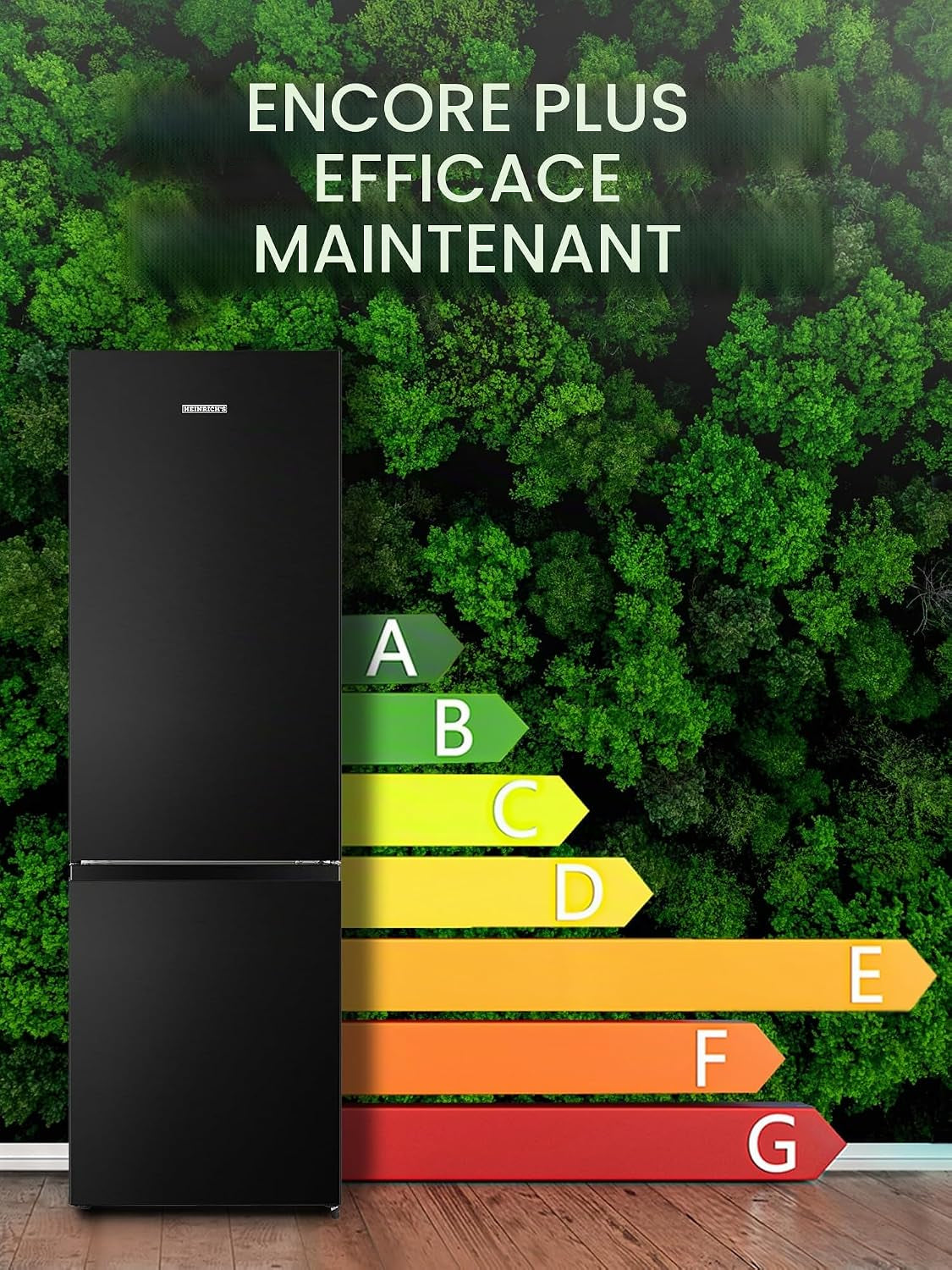 Réfrigérateur-Congélateur 269 Litres, Volume De Refroidissement 198 L, Congélateur 71 L, Éclairage LED, Charnière De Porte De Réfrigérateur Interchangeable, Silencieux 39 Db, Grandes Boîtes