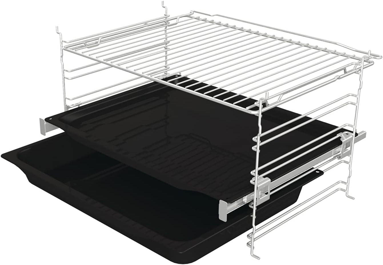 Hisense BSA65226AX, Four Multifonction Thermoventilé Avec Addition De Vapeur, Cavité XXL 77L, Nettoyage D'Eau Clean, 13 Fonctions De Cuisson, 3 Fonctions Vapeur, Fonction Pizza 300 °C, Cuisson Airfry