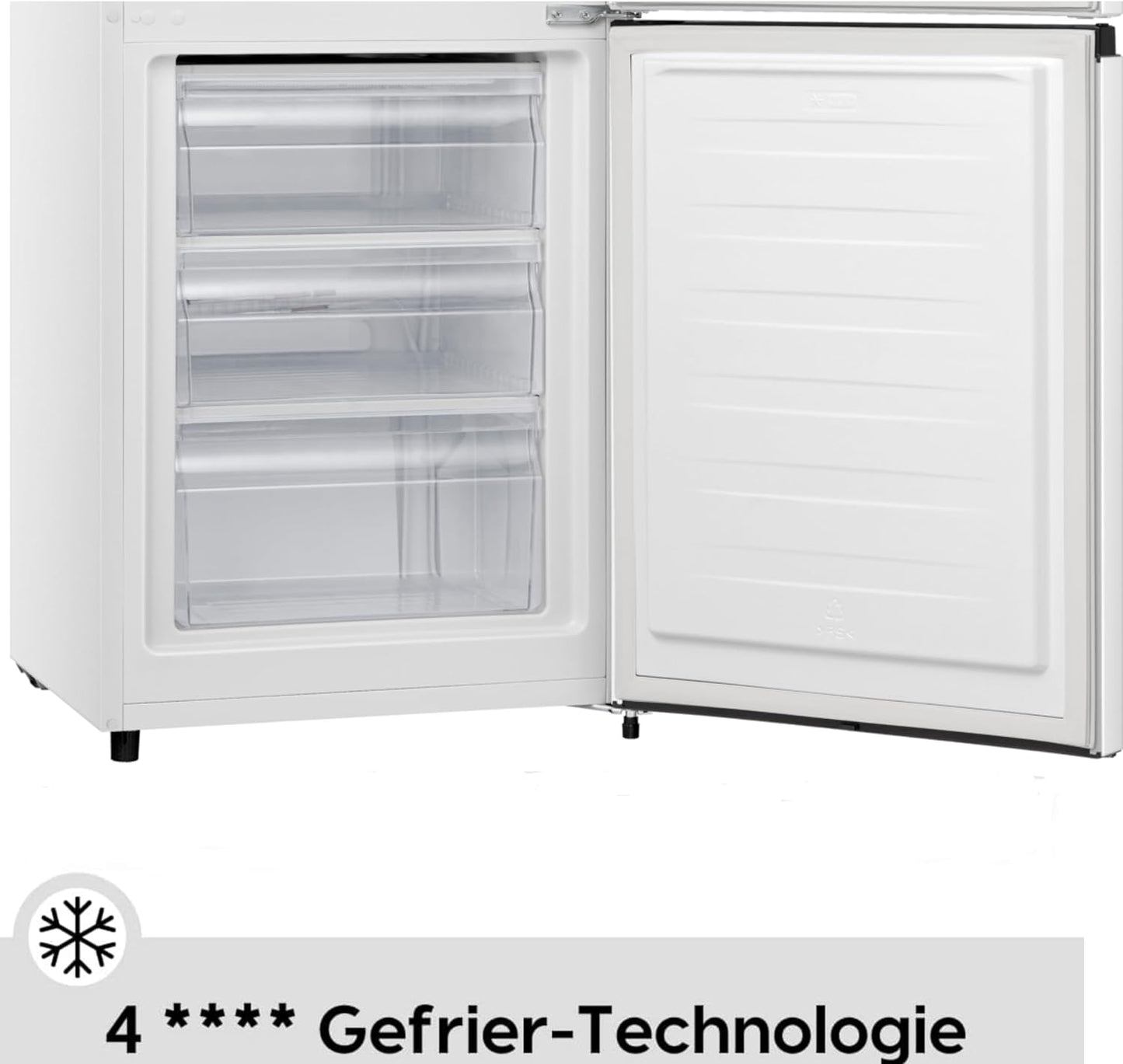 PKM Kühlschrank Kühl Gefrierkombination Weiß Hxb: 162X56Cm A+++