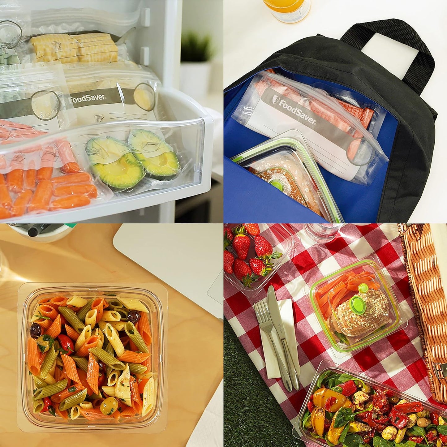 FFS005X Machine Sous Vide Avec Compartiment De Rangement Pour Rouleau Et Cutter, Fonction Pulse Pour Aliments Fragiles, Inclus Accessoires Et Sacs De Mise Sous Vide Assortis