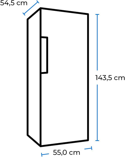 Exquisit Réfrigérateur Et Congélateur KGC270-45-010E Blanc | Appareil Sur Pied | Volume 205 L | Blanc