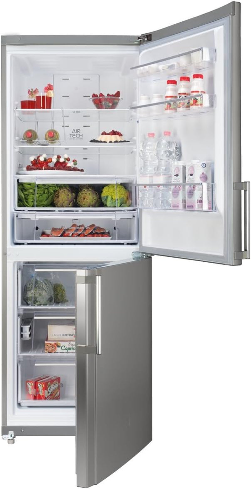 Hotpoint Enbgh 19423 FW Réfrigérateur/Congélateur/A + + +/195.5 Cm Hauteur/219 Kwh/An/302 L Refroidissement Partie/148 L Partie Congélateur/No Frost/Seulement 0,6 Kwh/24 Std/Acier Inoxydable