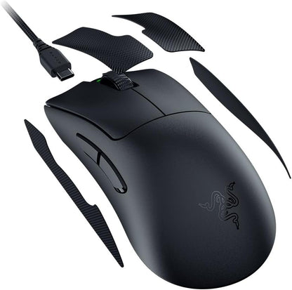 Razer Deathadder V3 Pro - Souris Esports Ergonomique Sans Fil Légère (Design Léger 63G, Capteur Optique Focus Pro 30K, Commutateurs De Souris Gen-3, Sans Fil Hyperspeed) Noir