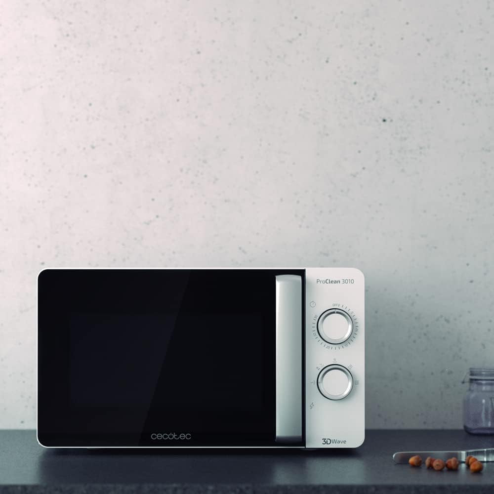 Micro-Ondes Proclean 3010. Capacité De 20 L, Revêtement Ready2Clean, 700 W De Puissance, 6 Niveaux De Fonctionnement, Minuterie 30 Minutes, Mode Décongeler, Finition En Blanc.