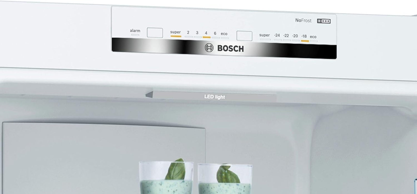 Réfrigérateur Congélateur Bas KGN39VWEA Série 4, Vita Fresh, 203 X 60 Cm, Blanc