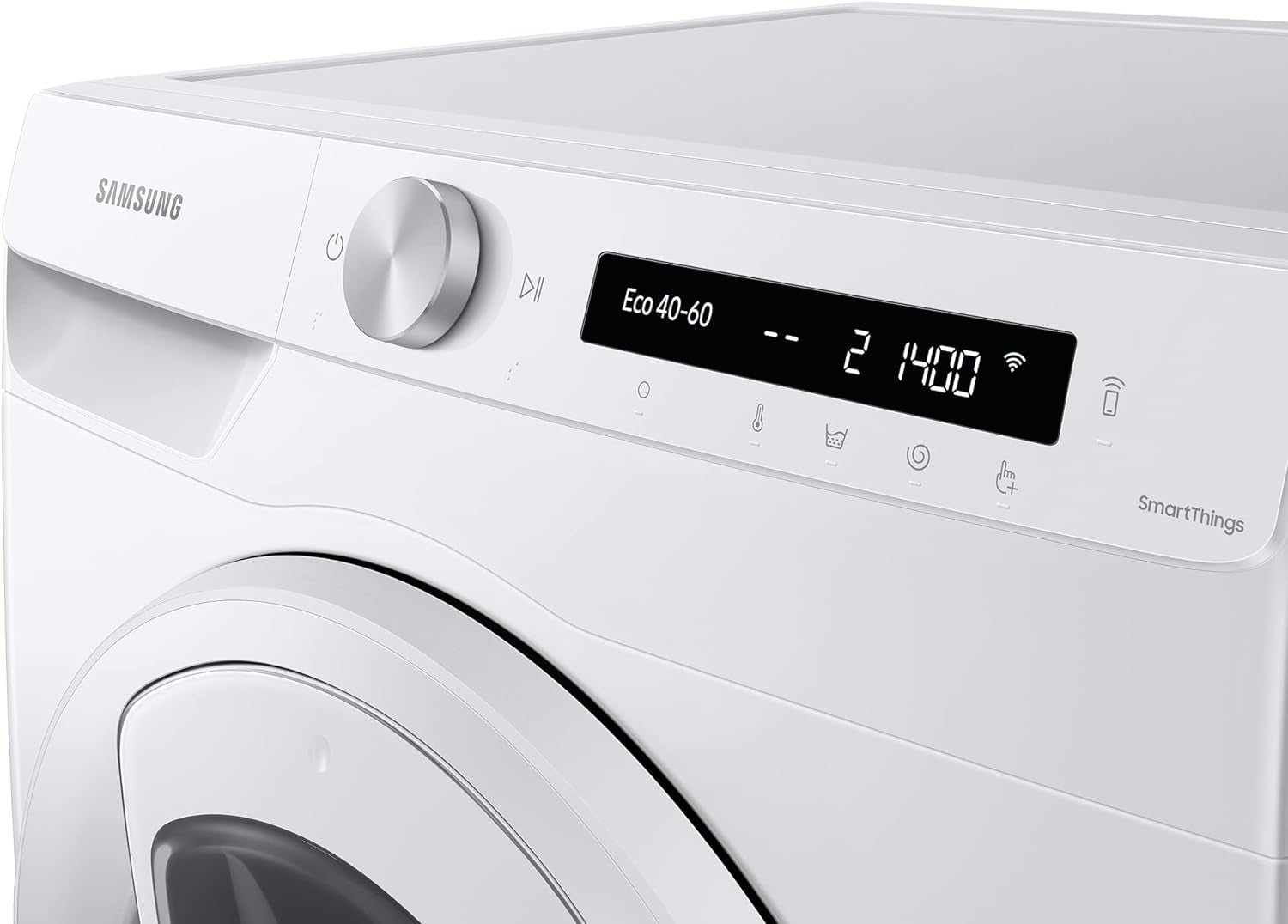 WW90T554DTW/S3 Lave-Linge - Addwash™, Série 5, 9 Kg, Blanc, Technologie Ecobubble™, Intelligence Artificielle, Classe A